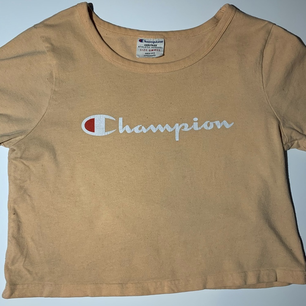 Peach Champion Crop Top